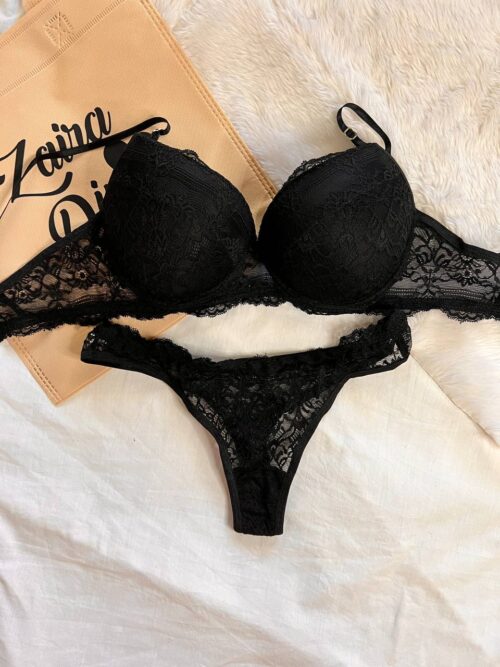 ART 302 NATUBEL NEGRO TAZA SOFT PUNTILLA CON LESS
